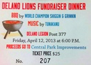 Delano Lions hosting fundraiser for Central Park improvements